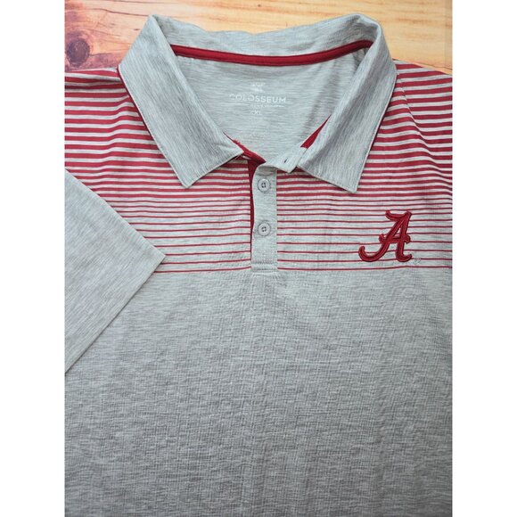 Alabama Crimson Tide Colosseum Mens Golf Polo XXL - Picture 4 of 6